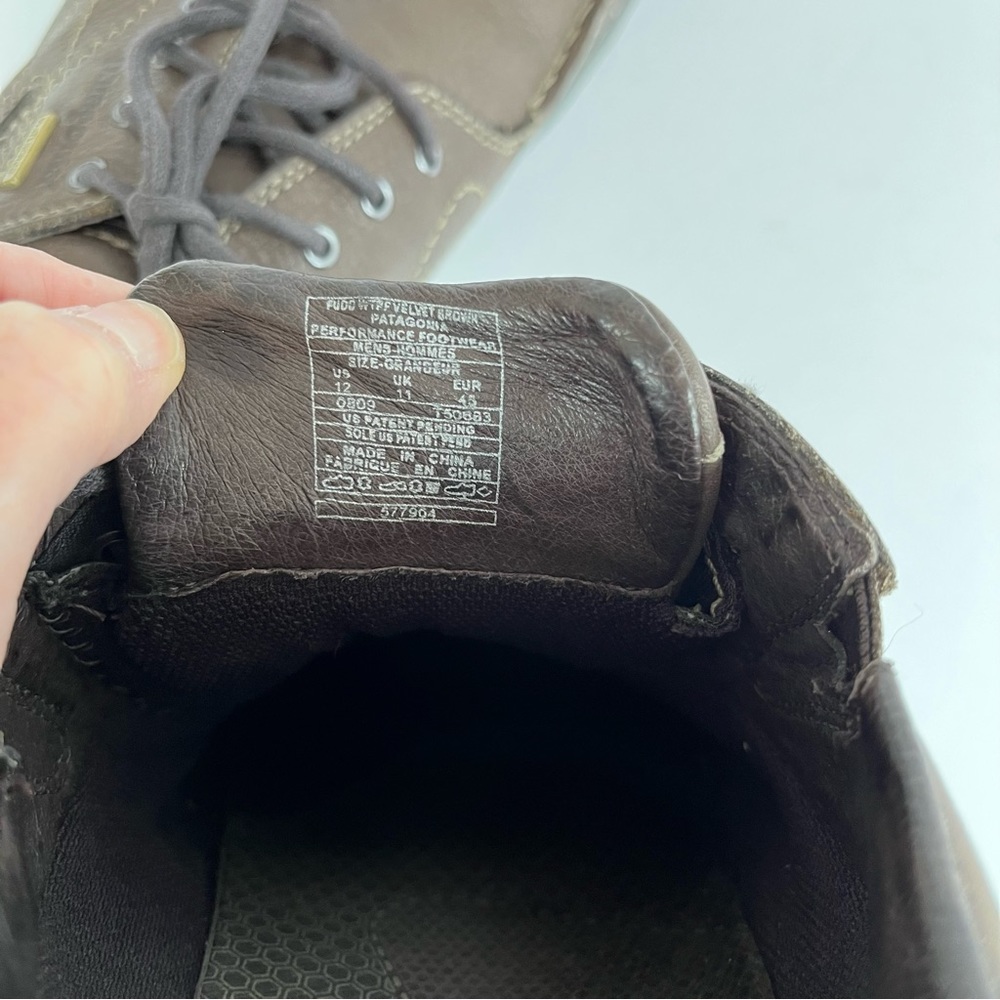 Patagonia Brown Leather Lace-Up Oxfords - Picture 9 of 10